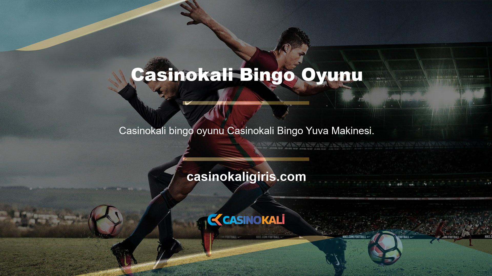 Casinokali Bingo'yu oynamak için mevcut adresinizi bulmanız gerekir