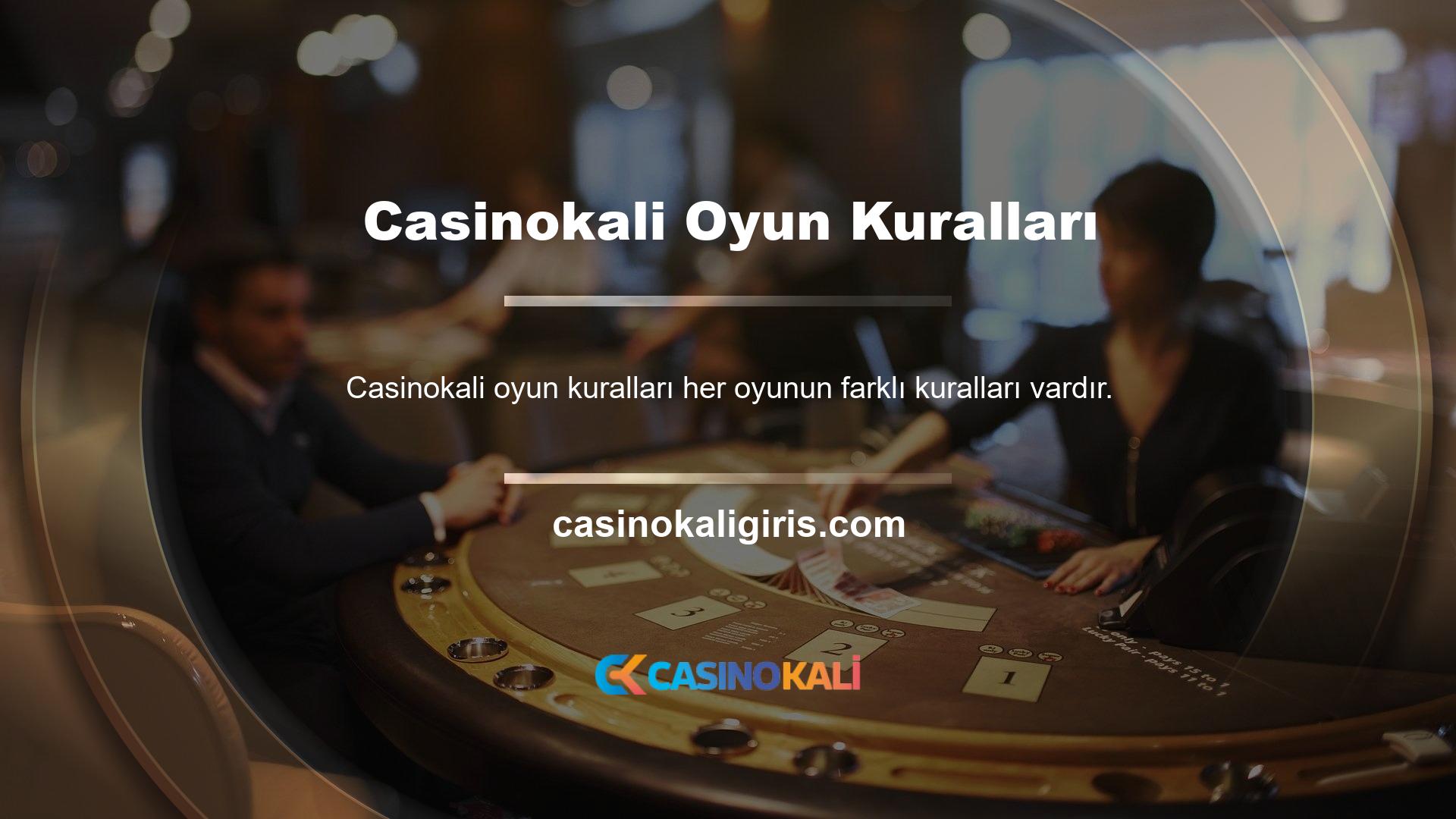 Her oyunun farklı bir seviyesi vardır